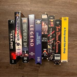 SHOP CLOSING FINAL DROP Sci-Fi VHS - A Boy and His Dog, Dark Crystal, Legend